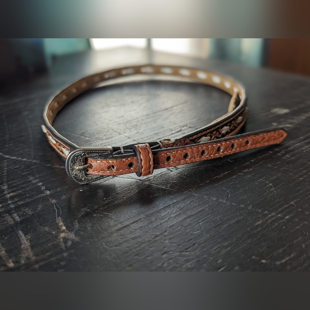 Nocona buckstitch cowboy hat band